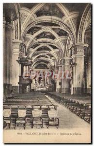 Postcard From Old Sallanches Interior & # 39Eglise