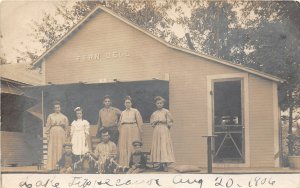 G68/ Lake Tippecanoe Indiana RPPC Postcard 1906  Fern Dell Cottage