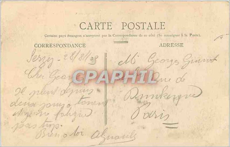 Postcard Old Church St Reims Murice and General Hospital