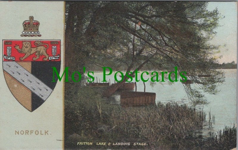 Norfolk Postcard - Fritton Lake & Landing Stage  RS29066