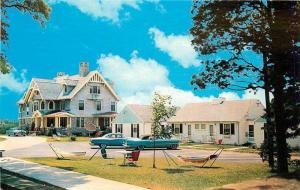 Autos Cape Cod Massachusetts Gables Inn Resort Motel 1950s roadside 7310