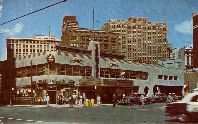 MI - Detroit. Greyhound Bus & Air Lines Terminal