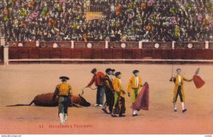1900-1910s; Matadors's Triumph, Bull
