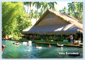 TIAONG, QUEZON Philippines ~ Swimming Pool VILLA ESCUDERO Hotel 4x6 Postcard