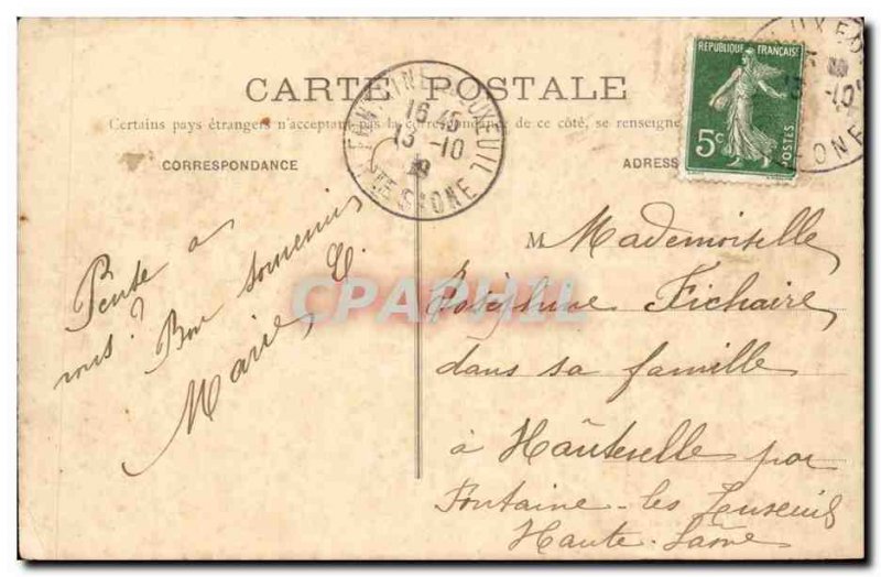 Luxeuil les Bains Old Postcard Church and presbytery