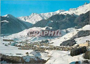Modern Postcard Disentis Gegen Calschavedra und Piz Ault