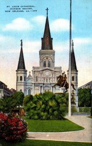 Louisiana New Orleans St Louis Cathedral Jackson Square