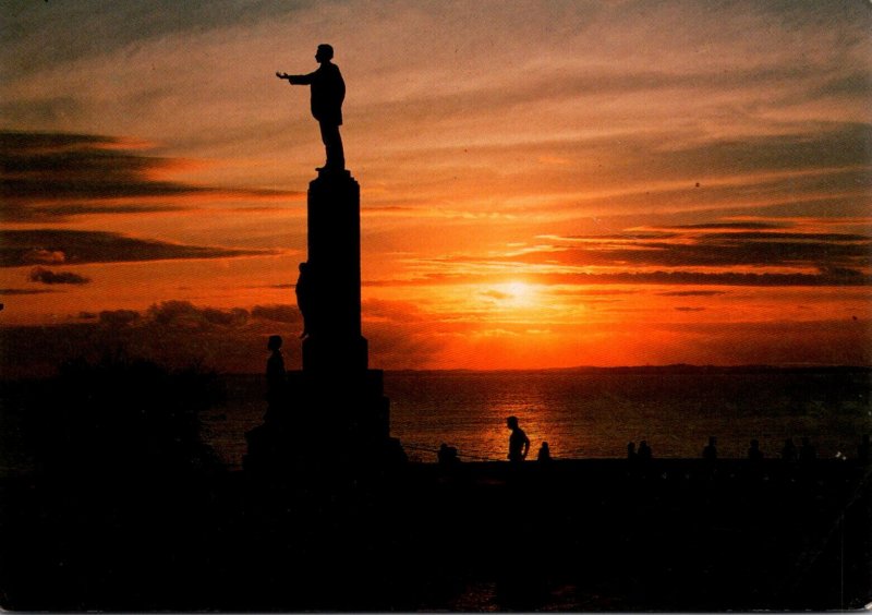 Brasil Salvador Sunset At Castro Alves Square