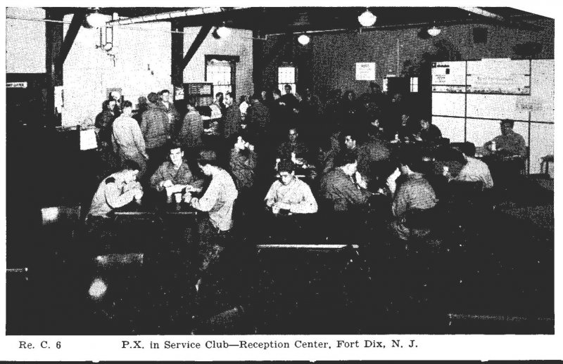 New Jersey Fort Dix Reception Center P X In Service Club