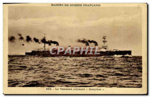 Postcard From Old Navy War Ship War Francaise