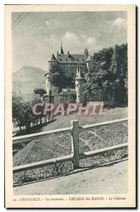 Old Postcard Grenoble Its surroundings Uriage les Bains Le Chateau