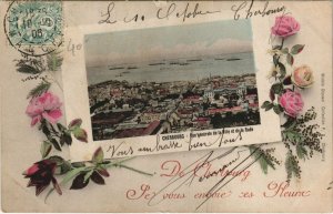 CPA CHERBOURG - Vue générale de la Ville et de la Rade (128338)