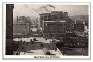 Shopping Center Isezaki Street View Yokohama Japan UNP WB Postcard K18