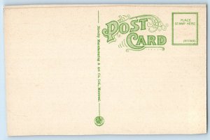 Riviere-du-Loup Quebec Canada Postcard C.N.R. Bridge and River View c1910