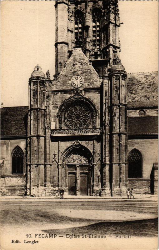 CPA FÉCAMP-Église St-ÉTIENNE Portail (269667)