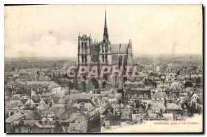 Old Postcard Amiens has taken the crow flies