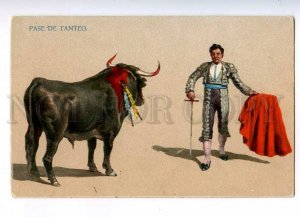 187561 Pase de Tanteo SPAIN CORRIDA Matador BULL FIGHTING old