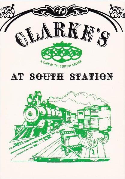 Clarke's A Turn Of The Century Saloon At South Station Boston Massachusetts