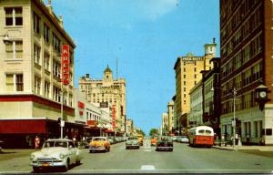 Florida St Petersburg Central Avenue Business Section Looking East From 5th S...