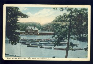 Providence, Rhode Island/RI  Postcard, Boat House, Roger Williams Park