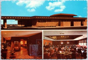 VINTAGE CONTINENTAL SIZE POSTCARD TIVOLI II RESTAURANT COUNTRY CLUB HILLS ILL