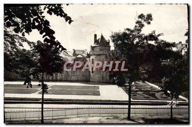 Postcard Modern Vannes Garden And La Tour Du Connetable