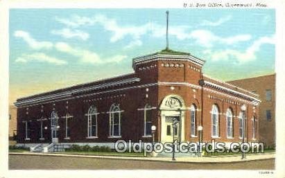 Greenwood, Miss USA Post Office Unused 