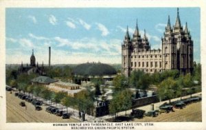 Mormon Temple and Tabernacle - Salt Lake City, Utah UT  