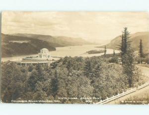1930's rppc NICE VIEW Crown Point - Gresham Near Portland Oregon OR i7956