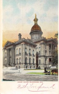 Court House Milwaukee Wisconsin 1908 postcard