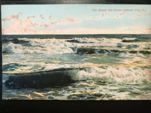 Vintage Postcard 1907 The Grand Old Ocean Atlantic City New Jersey