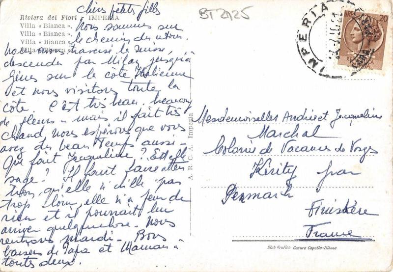 BT2125 Villa Bianca Imperia      Italy