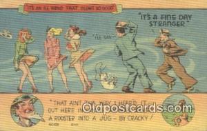 Comic Comical 1948 postal used 1948