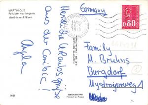 BG14291 martinique folklore  types dance  caribbean islands