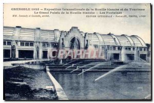 Old Postcard Grenoble 1925 International Coal white and Tourism Exhibition Gr...