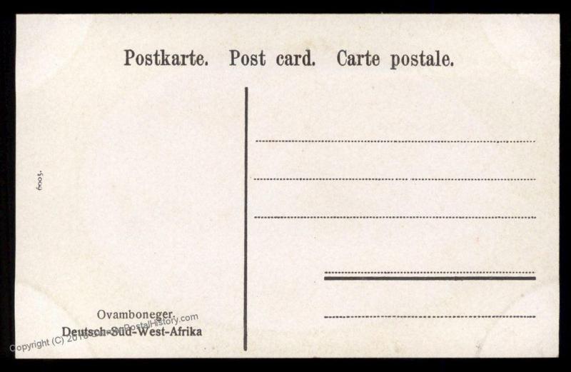 Germany ca1904 SW Africa DSWA Natives Card 88706