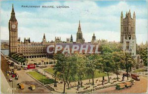 Postcard Old Parliament Square London