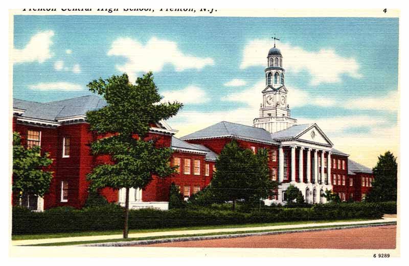 Postcard BUILDING SCENE Trenton New Jersey NJ AQ8284