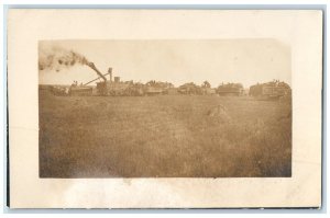 c1910s Horses And Wagon Farming Hay Farmers RPPC Photo Unposted Antique Postcard