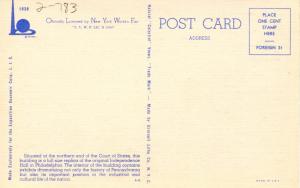 NY - New York World's Fair, 1939. Pennsylvania Building