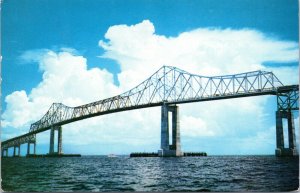 postcard Florida bridges - Sunshine Skyway Bridge