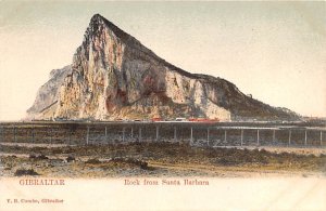 Rock from Santa Barbara Gibraltar Postcard.