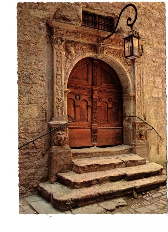 Door, Antique Rothenburg, Bavaria, Germany.