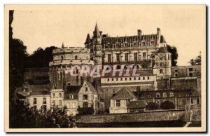 Old Postcard La Douce France Chateaux de la Loire Chateau d & # 39Amboise Vue...