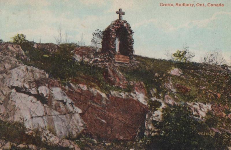 Canadian Sudbury Grotto Ontario Vintage Postcard
