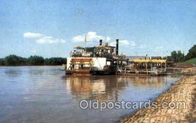 The Memphis Queen II Ferry Boat Unused yellowing on back side