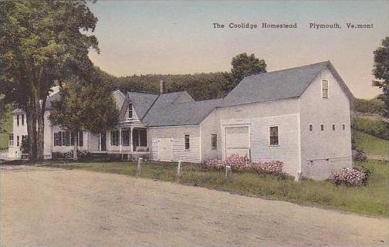 Vermont Plymouth The Coolidge Homestead Albertype