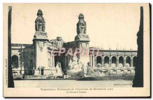 Old Postcard Marseille National Exposition Coloniale 1922 The Grand Palace