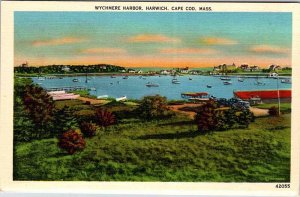 Postcard BOAT SCENE Cape Cod Massachusetts MA AM5707