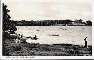 Germany Haltern am See Blick züm Seehof Vintage Postcard C170